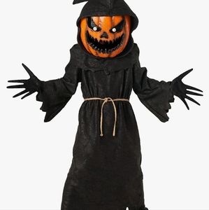 Evil Pumpkin Monster Costume NWT S